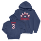 UConn Women's Basketball Arch Navy Hoodie - Aaliyah Edwards | #3 Small