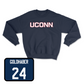 Navy Women's Lacrosse UConn Crewneck Large / Alana Goldhaber | #24