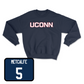 Navy Men's Ice Hockey UConn Crewneck 2X-Large / Aidan Metcalfe | #5