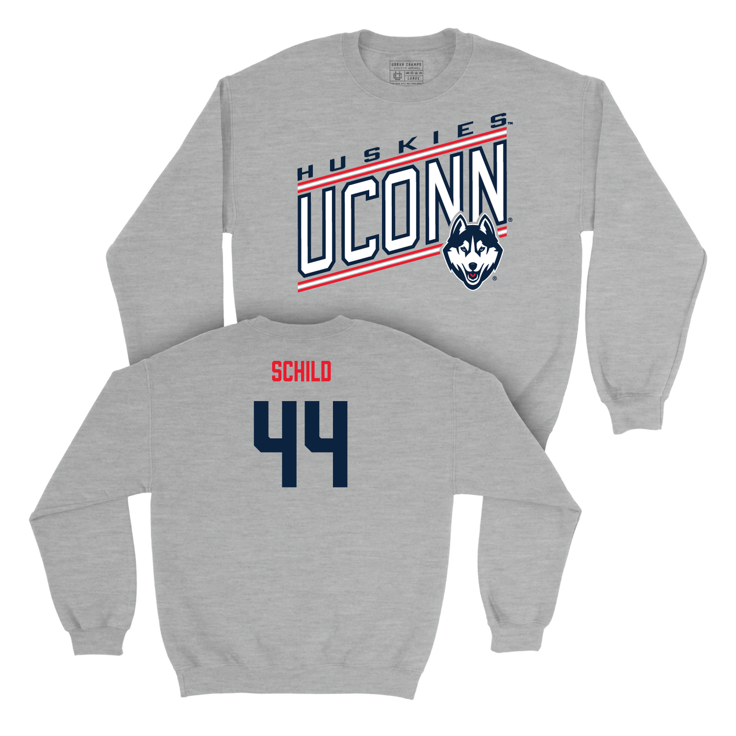 Sport Grey Baseball Vintage Crewneck - Ben Schild Small