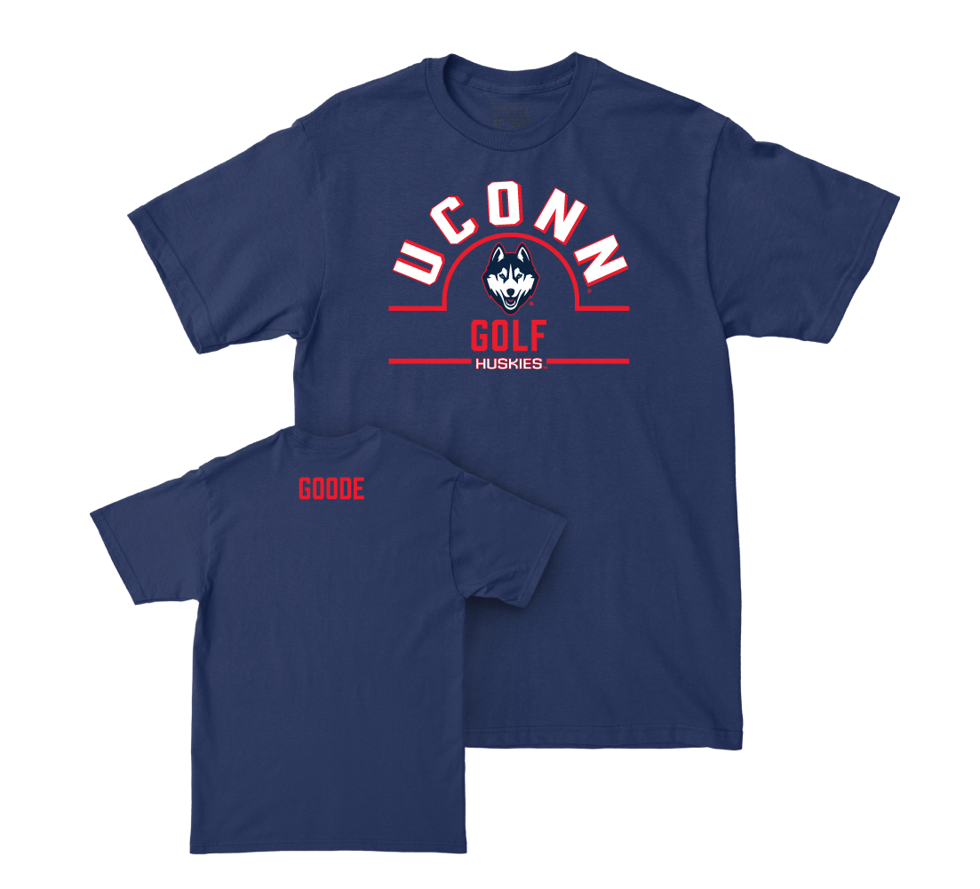 UConn Men's Golf Arch Navy Tee - Connor Goode Small