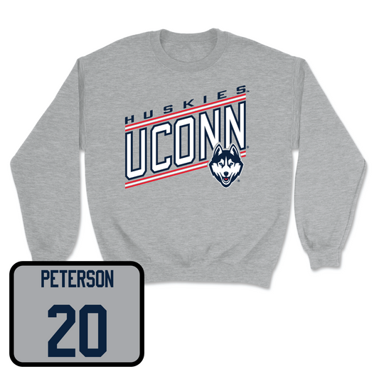 Sport Grey Women's Ice Hockey Vintage Crewneck Youth Small / Claire Peterson | #20