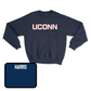 Navy Baseball UConn Crewneck Small / Drew Kron | #6