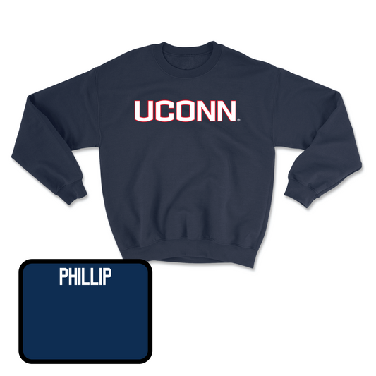 Navy Women's Track & Field UConn Crewneck Youth Small / Danielle Phillip