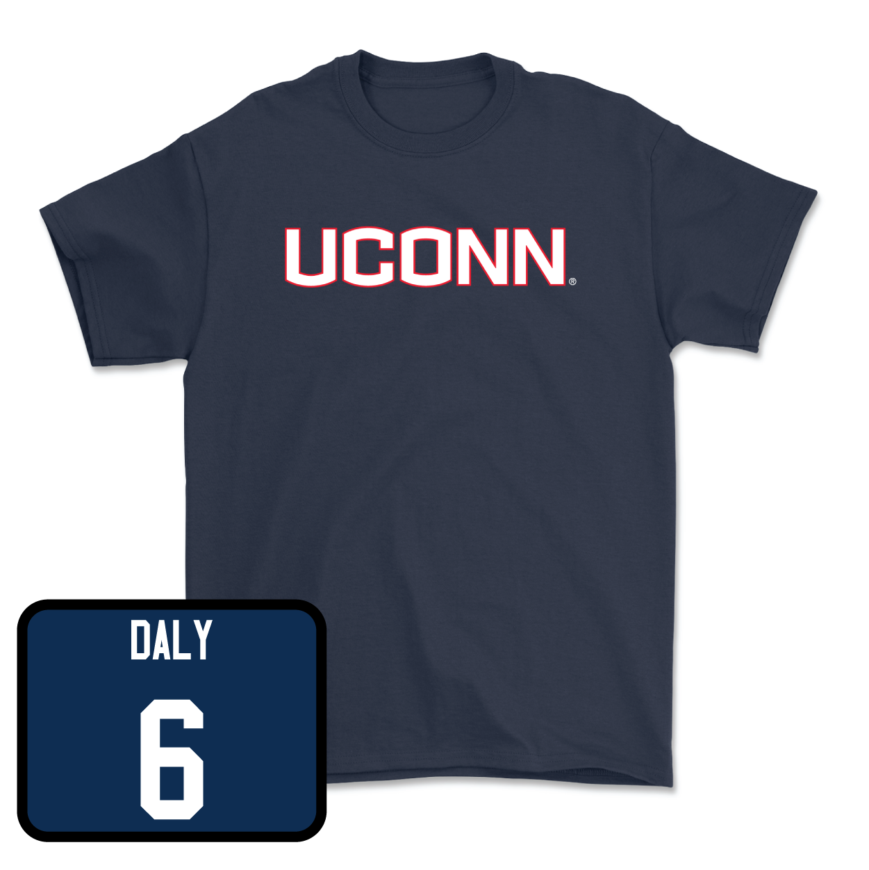 Navy Field Hockey UConn Tee Youth Large / Erin Daly | #6