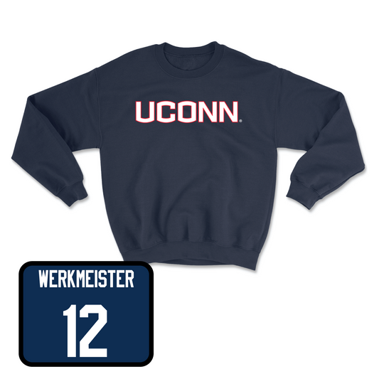 Navy Women's Volleyball UConn Crewneck Youth Small / Emma Werkmeister | #12