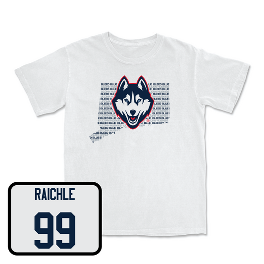 White Field Hockey Bleed Blue Comfort Colors Tee Youth Small / Gabrielle Raichle | #99