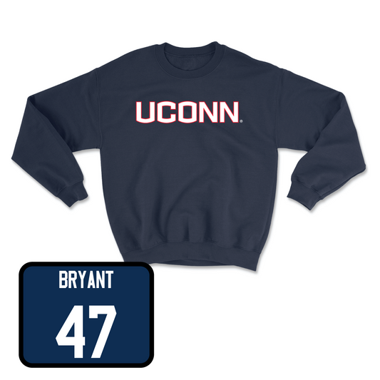 Navy Football UConn Crewneck Youth Small / Justin Bryant | #47