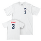 UConn Men's Basketball Logo White Comfort Colors Tee - Jaylin Stewart | #3 Small