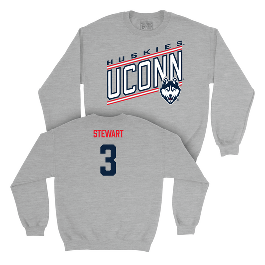 Sport Grey Men's Basketball Vintage Crewneck - Jaylin Stewart Small