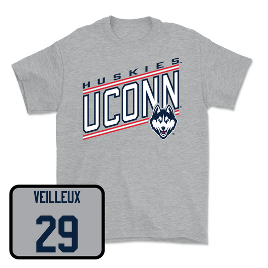 Sport Grey Men's Ice Hockey Vintage Tee Youth Small / Jake Veilleux | #29