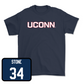 Navy Men's Soccer UConn Tee Medium / Michael Stone | #34