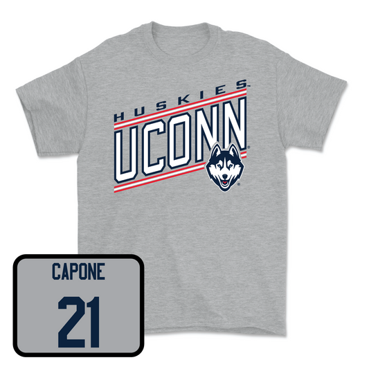 Sport Grey Men's Ice Hockey Vintage Tee Youth Small / Nick Capone | #21