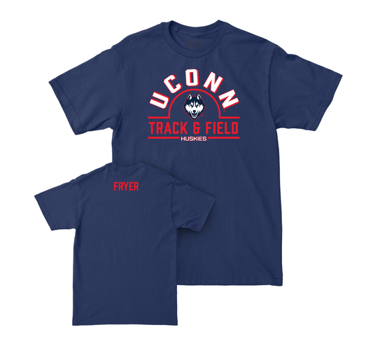 UConn Women's Track & Field Arch Navy Tee - Sinclaire Fryer Small