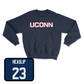 Navy Men's Ice Hockey UConn Crewneck 2X-Large / Tabor Heaslip | #23