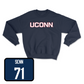Navy Football UConn Crewneck Small / Valentin Senn | #71