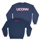 Navy Men's Track & Field UConn Crewneck  - Gabriel Cuffey