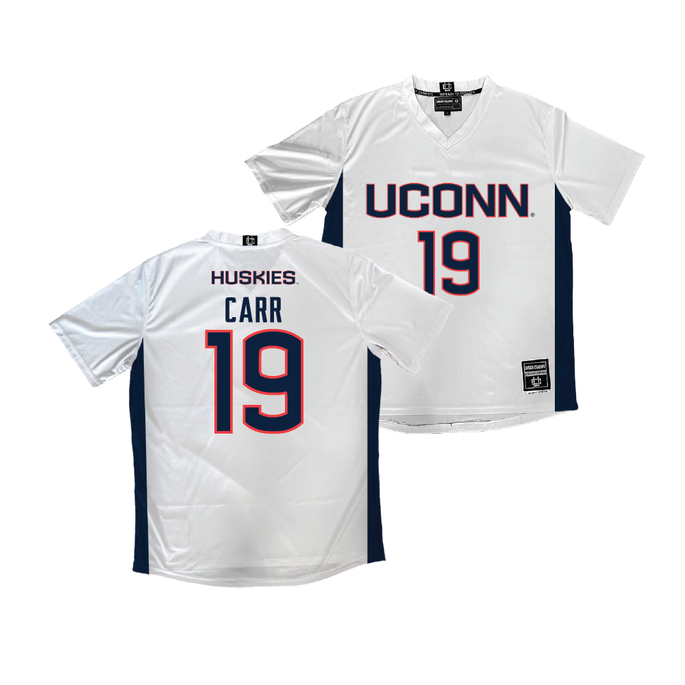 UConn Women's Soccer White Jersey  - Jessica Carr