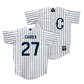 UConn Baseball White Jersey - Joe Carrea | #27
