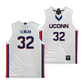 UConn Men's Basketball White Jersey - Donovan Clingan | #32