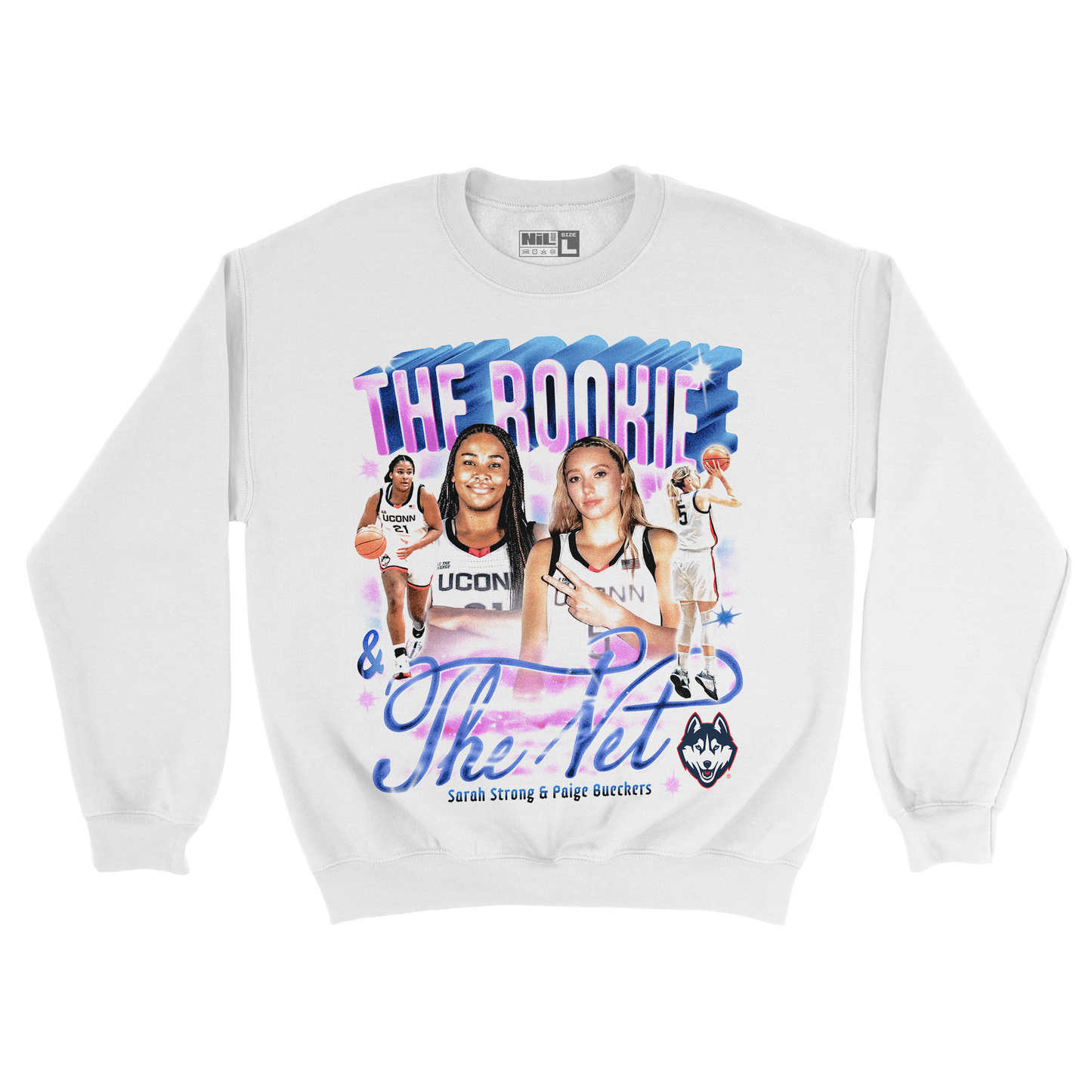 EXCLUSIVE RELEASE: Paige Bueckers & Sarah Strong the Rookie and the Vet Drop White Crew