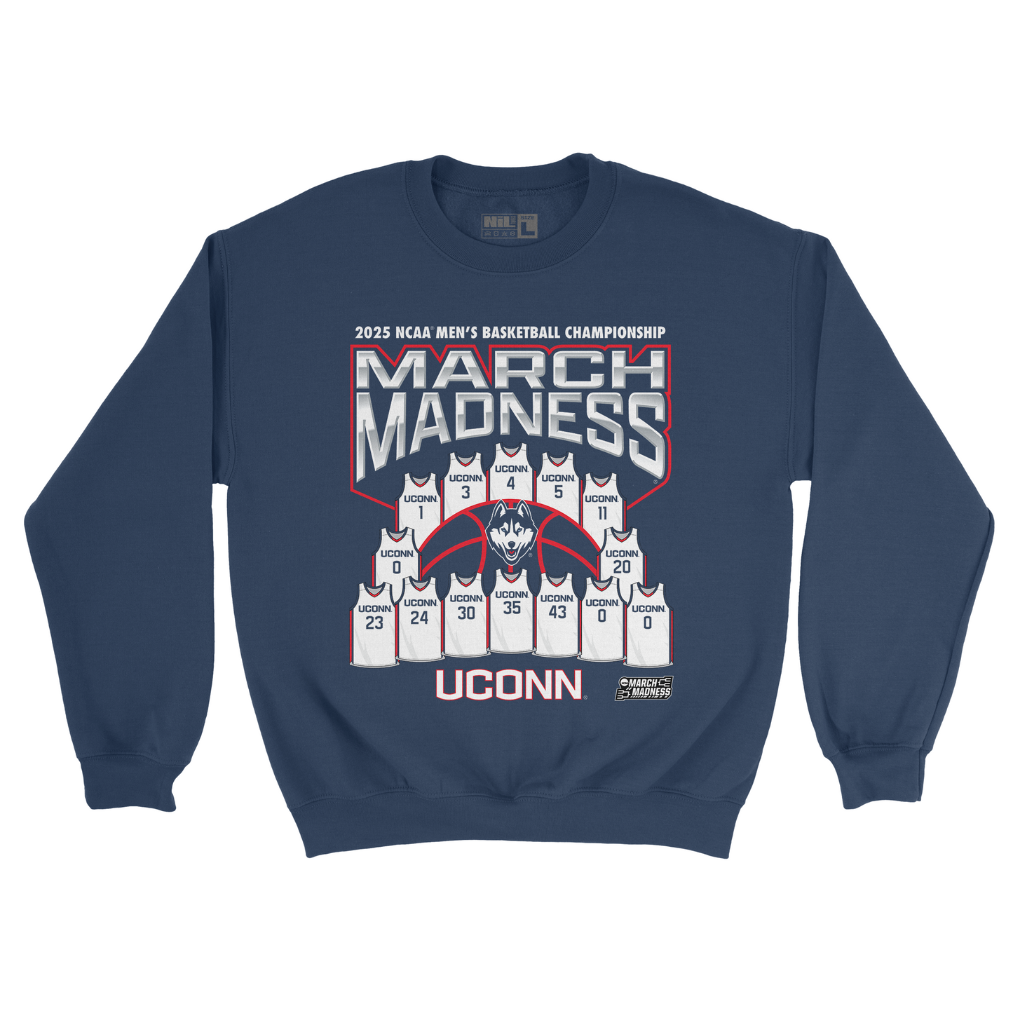 UConn Men's Basketball Jersey Madness Crew