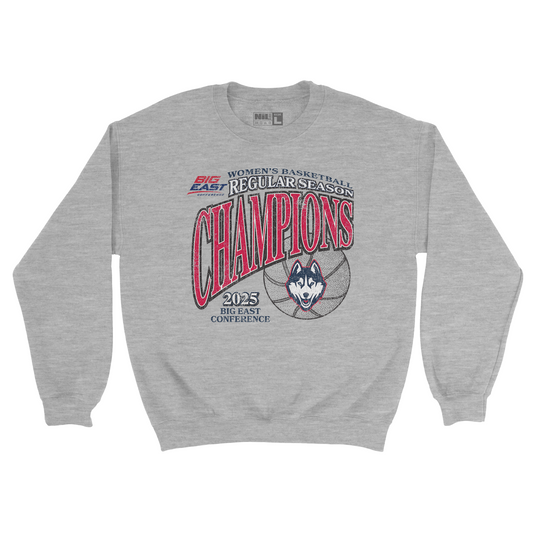 UConn Women's Basketball 2024-25 Big East Regular Season Champions Vintage Crew