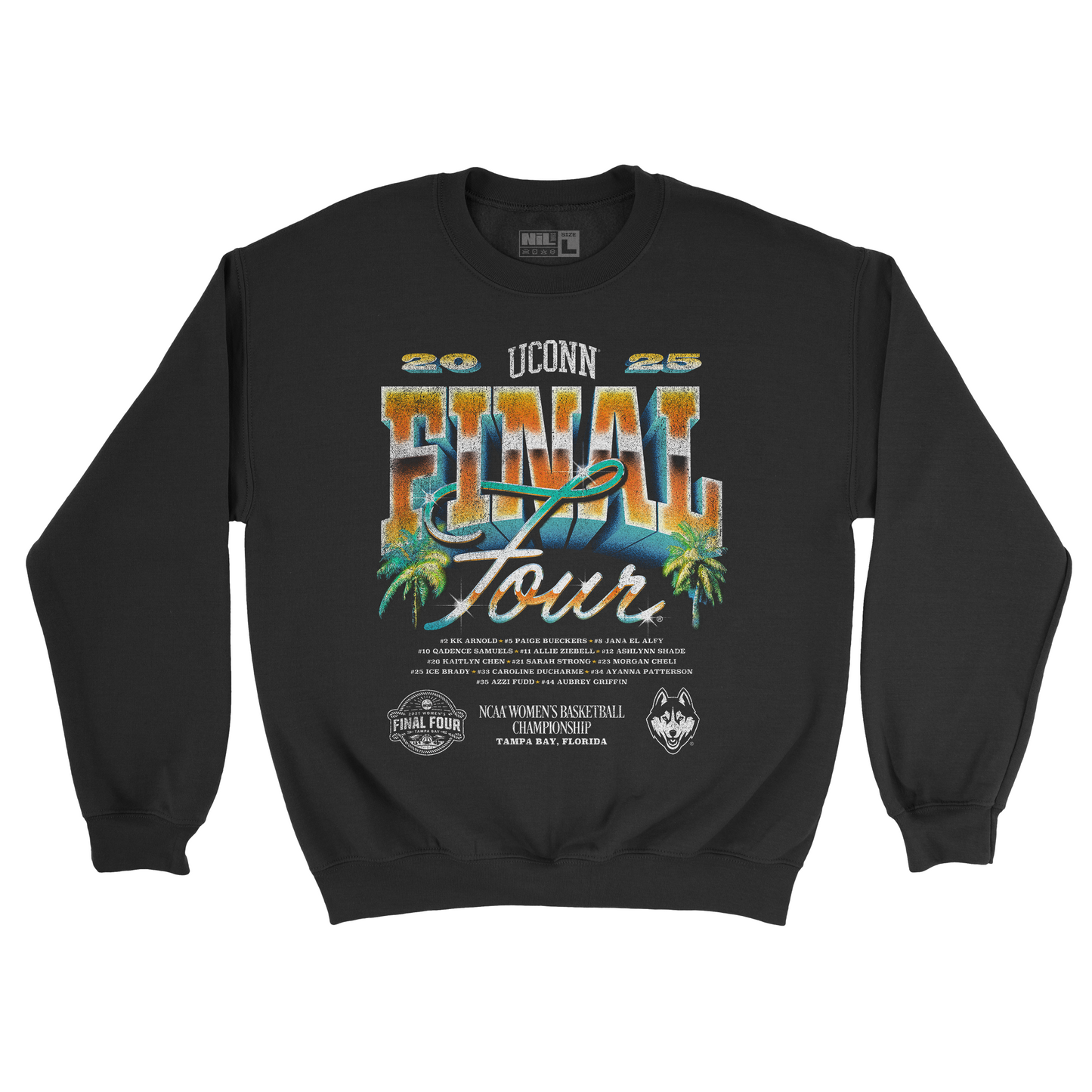 UConn Women's Basketball Final Four Sunset Chrome Crew
