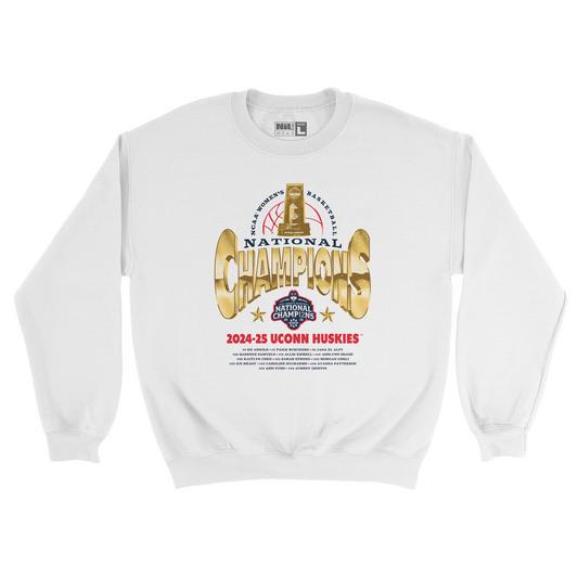 UConn Women's Basketball National Champions Gold Crew