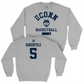 Legacy Collection: UConn Women's Basketball Sport Grey Varsity Crew - Crystal Dangerfield | #5