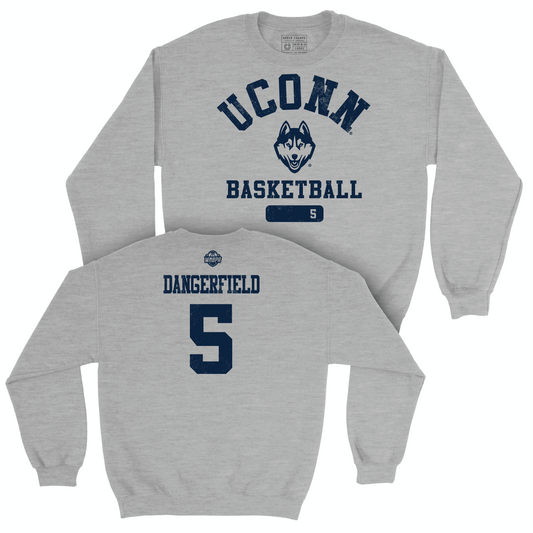 Legacy Collection: UConn Women's Basketball Sport Grey Varsity Crew - Crystal Dangerfield | #5