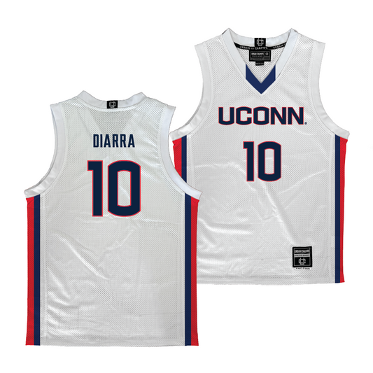 UConn Men's Basketball White Jersey - Hassan Diarra | #10