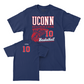 UConn Men's Basketball Hoops Navy Tee - Hassan Diarra | #5