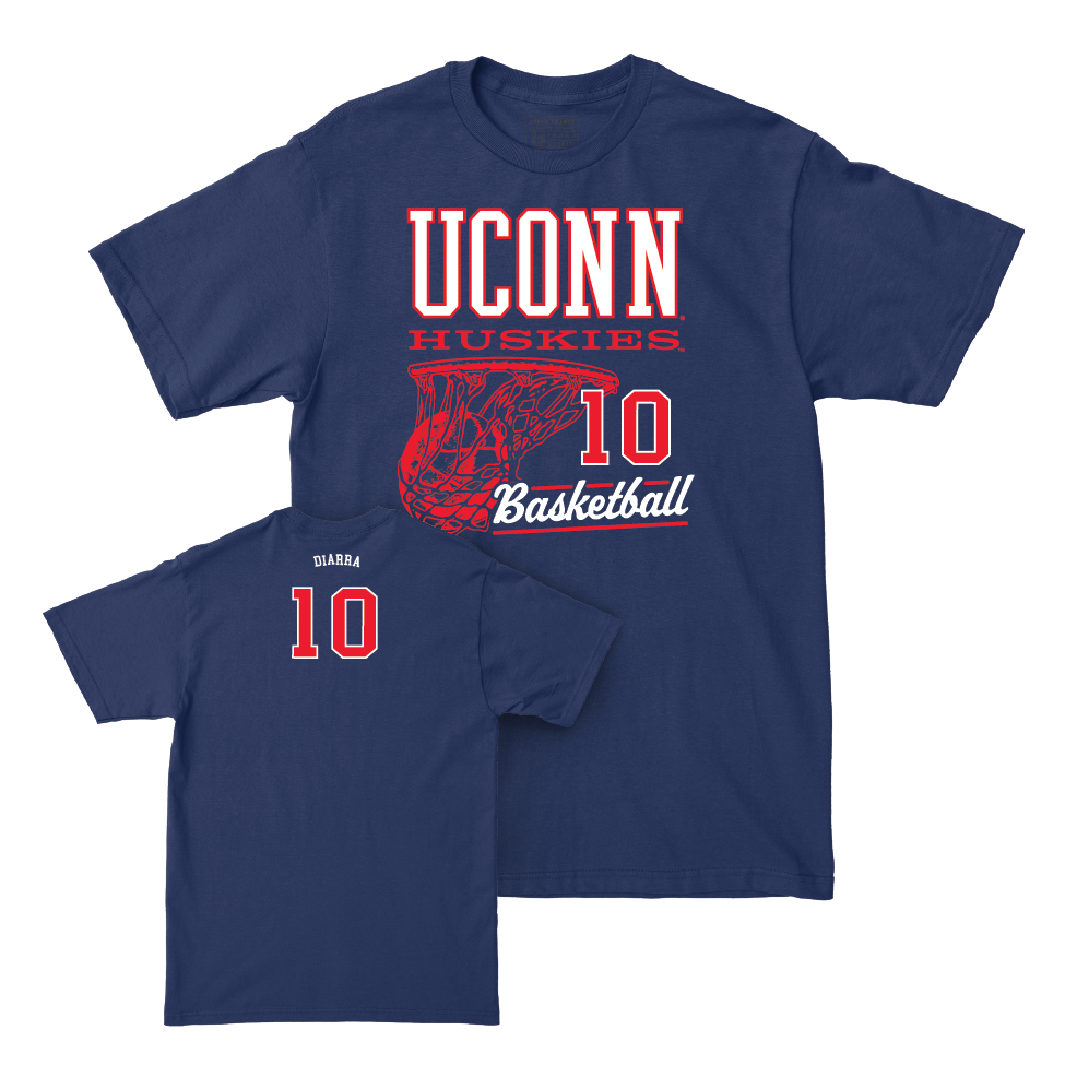 UConn Men's Basketball Hoops Navy Tee - Hassan Diarra | #5