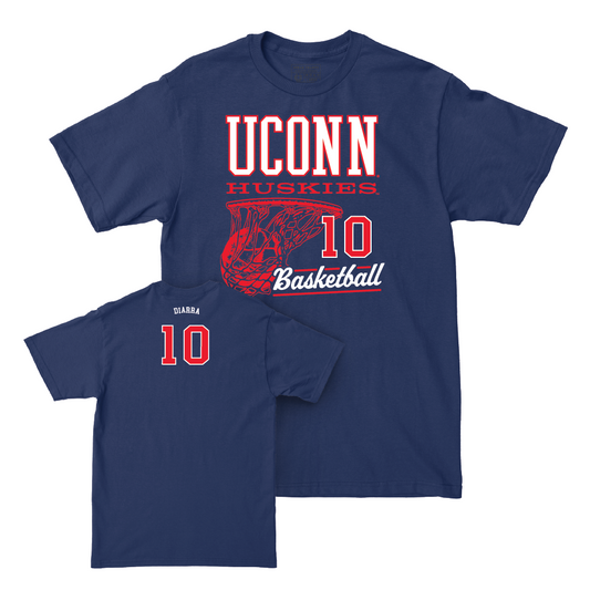 UConn Men's Basketball Hoops Navy Tee - Hassan Diarra | #5