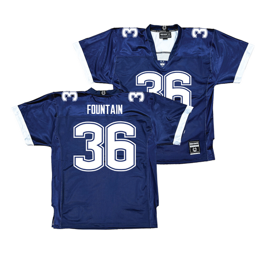 Navy UConn Football Jersey  - Chase Fountain