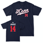 Legacy Collection: UConn Women's Basketball Navy Script Tee - Dorka Juhasz | #14