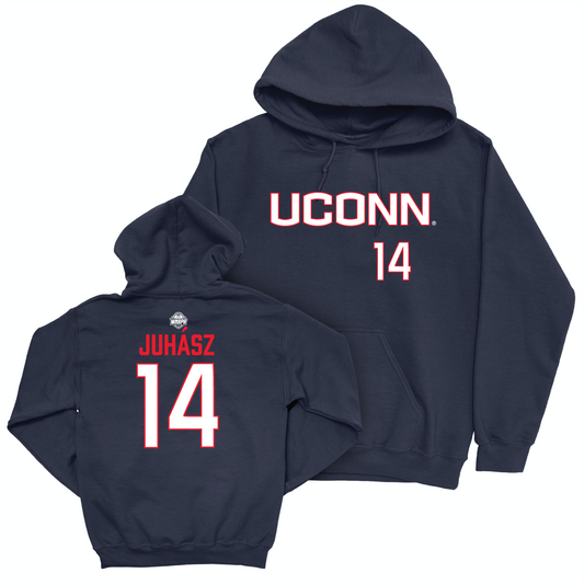 Legacy Collection: UConn Women's Basketball Navy Sideline Hoodie - Dorka Juhasz | #14