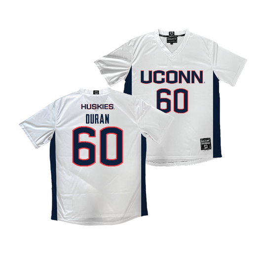 UConn Women's Soccer White Jersey - Adyson Duran | #60