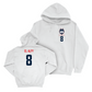 UConn Women's Basketball Logo White Hoodie - Jana El Alfy | #8