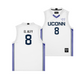 UConn White/Purple Basketball Jersey - Jana El Alfy | #8