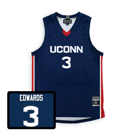 Navy Women's Basketball UConn Jersey - Aaliyah Edwards