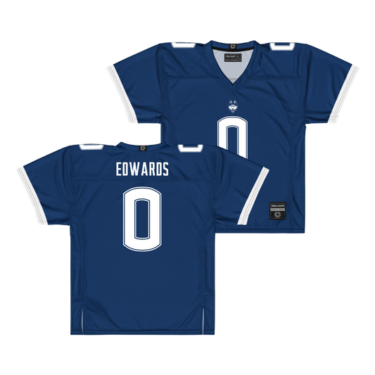 Navy UConn Football Jersey - Cam Edwards