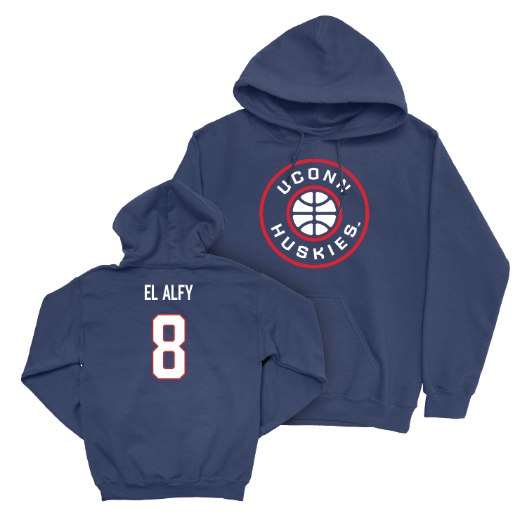 Navy Women's Basketball Hardwood Hoodie - Jana El Alfy