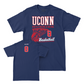 UConn Women's Basketball Hoops Navy Tee - Jana El Alfy | #8