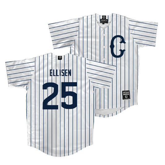 UConn Baseball White Jersey - Thomas Ellisen | #25