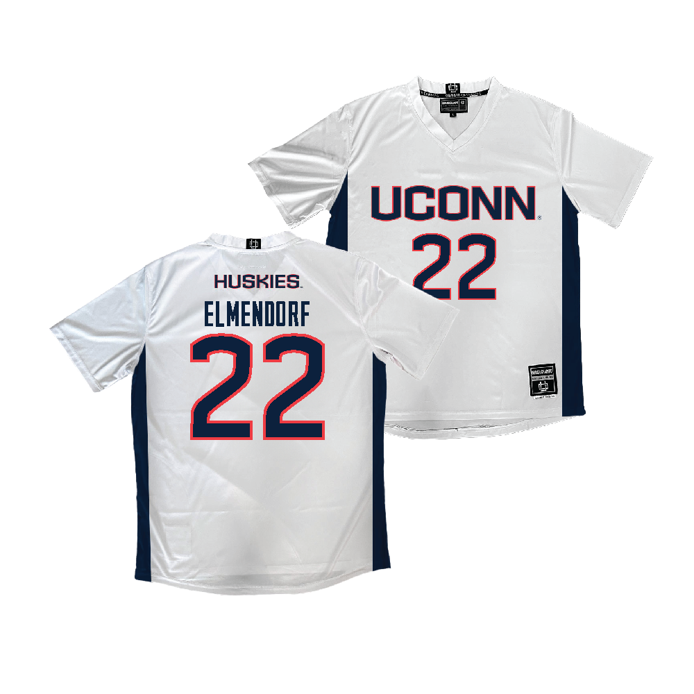 UConn Women's Soccer White Jersey - Cara Elmendorf | #22