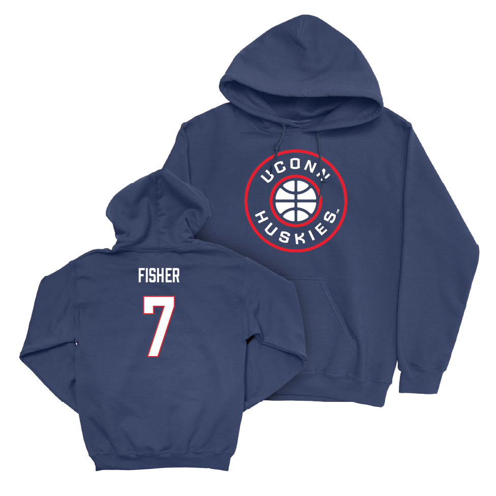 Navy Women's Basketball Hardwood Hoodie  - Kelis Fisher