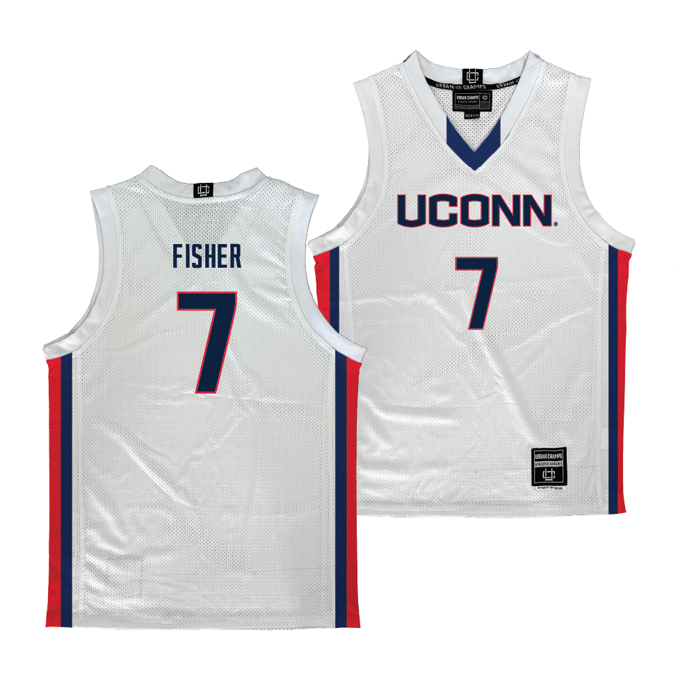 UConn Women's Basketball White Jersey   - Kelis Fisher