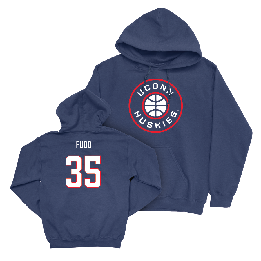 Navy Women's Basketball Hardwood Hoodie - Azzi Fudd